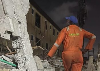 One Dead, Three Injured as Two-Storey Building Collapses in Lagos