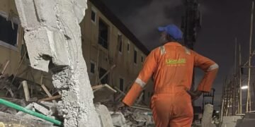 One Dead, Three Injured as Two-Storey Building Collapses in Lagos